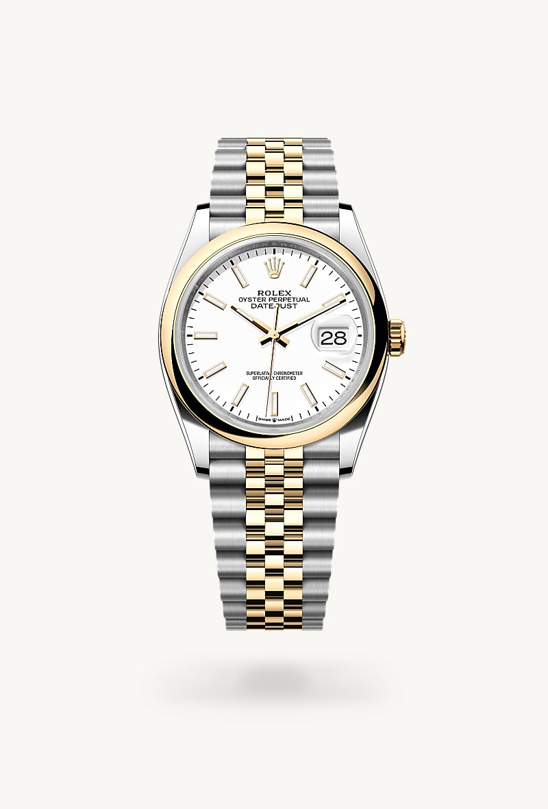 Rolex Datejust de Yellow Rolesor - combination of Oystersteel and yellow gold, M126203-0019 - Jael Joyería