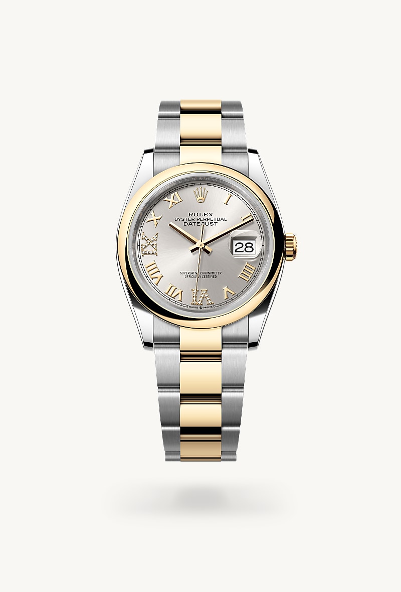 Rolex Datejust de Yellow Rolesor - combination of Oystersteel and yellow gold, M126203-0032 - Jael Joyería