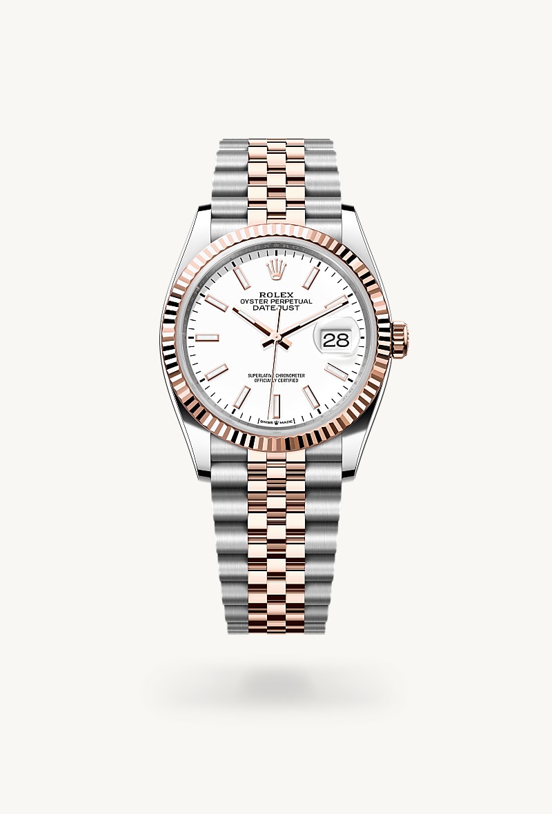 Rolex Datejust de Everose Rolesor - combination of Oystersteel and Everose gold, M126231-0017 - Jael Joyería