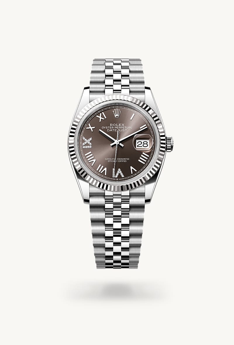 Rolex Datejust de White Rolesor - combination of Oystersteel and white gold, M126234-0071 - Jael Joyería