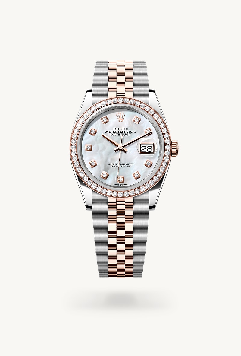 Rolex Datejust de Everose Rolesor - combination of Oystersteel and Everose gold, M126281RBR-0009 - Jael Joyería