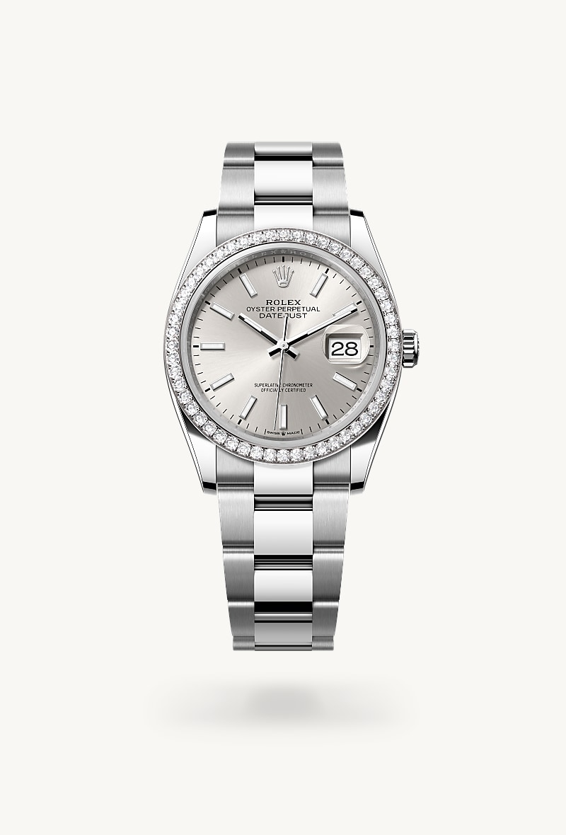 Rolex Datejust de White Rolesor - combination of Oystersteel and white gold, M126284RBR-0006 - Jael Joyería