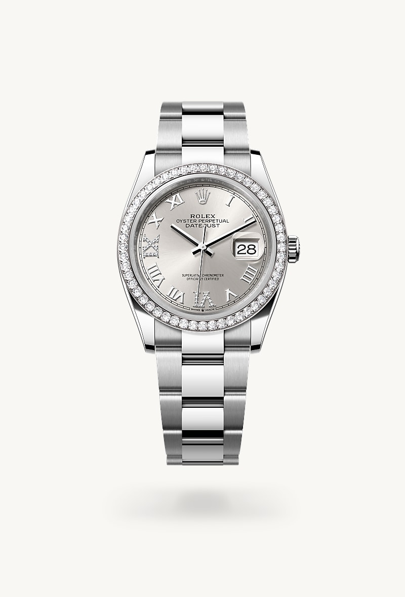 Rolex Datejust de White Rolesor - combination of Oystersteel and white gold, M126284RBR-0022 - Jael Joyería