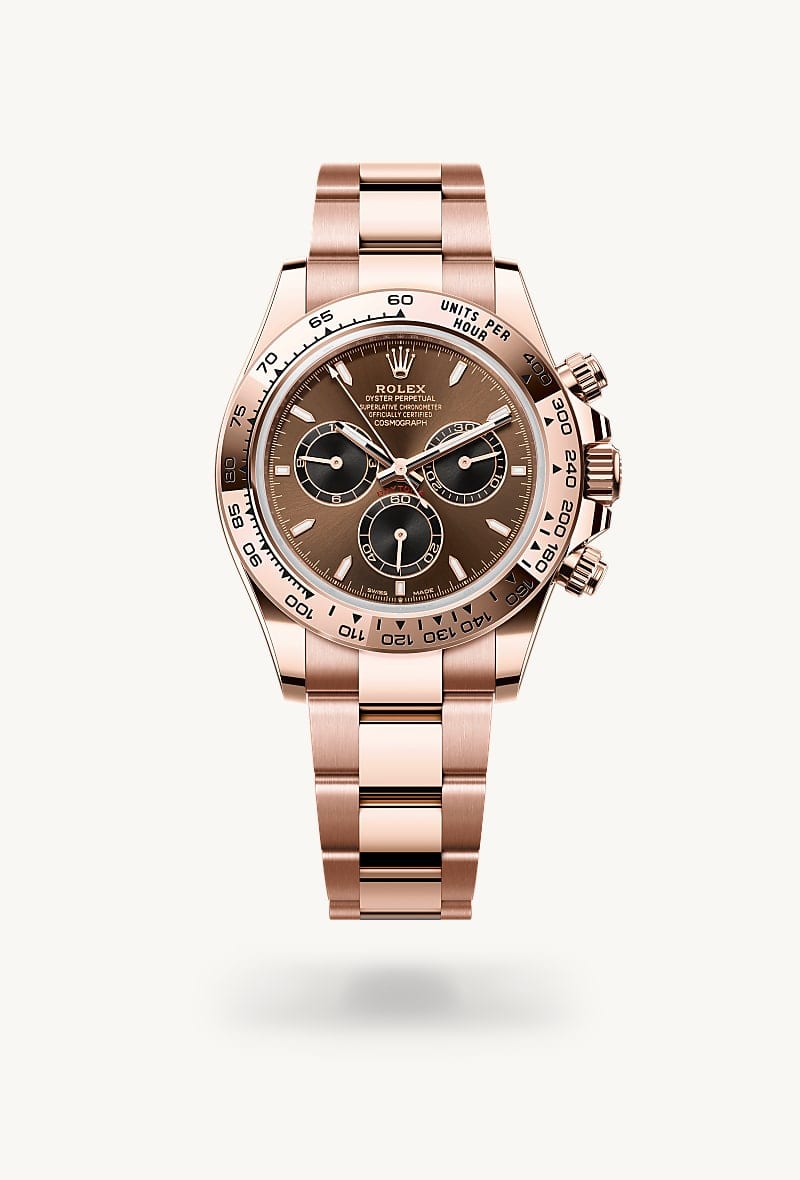 Rolex Cosmograph Daytona de 18 ct Everose gold, M126505-0005 - Jael Joyería