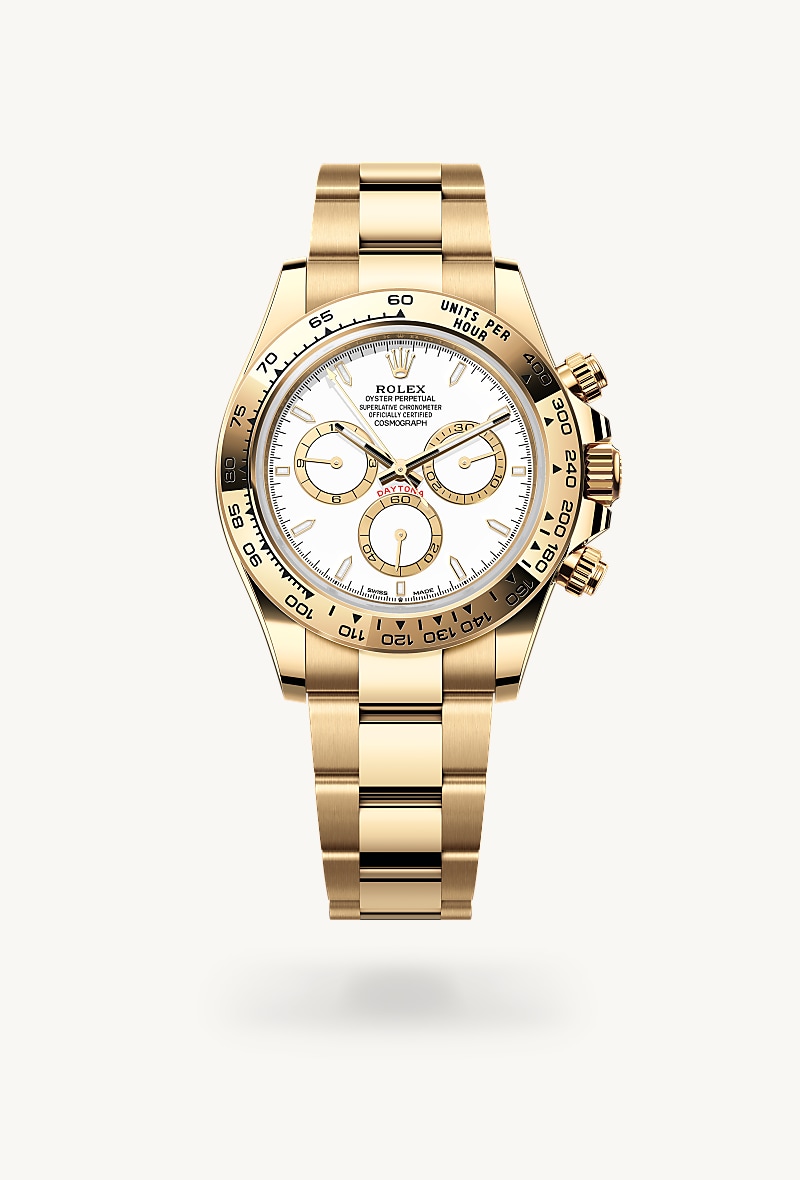 Rolex Cosmograph Daytona de 18 ct yellow gold, M126508-0001 - Jael Joyería