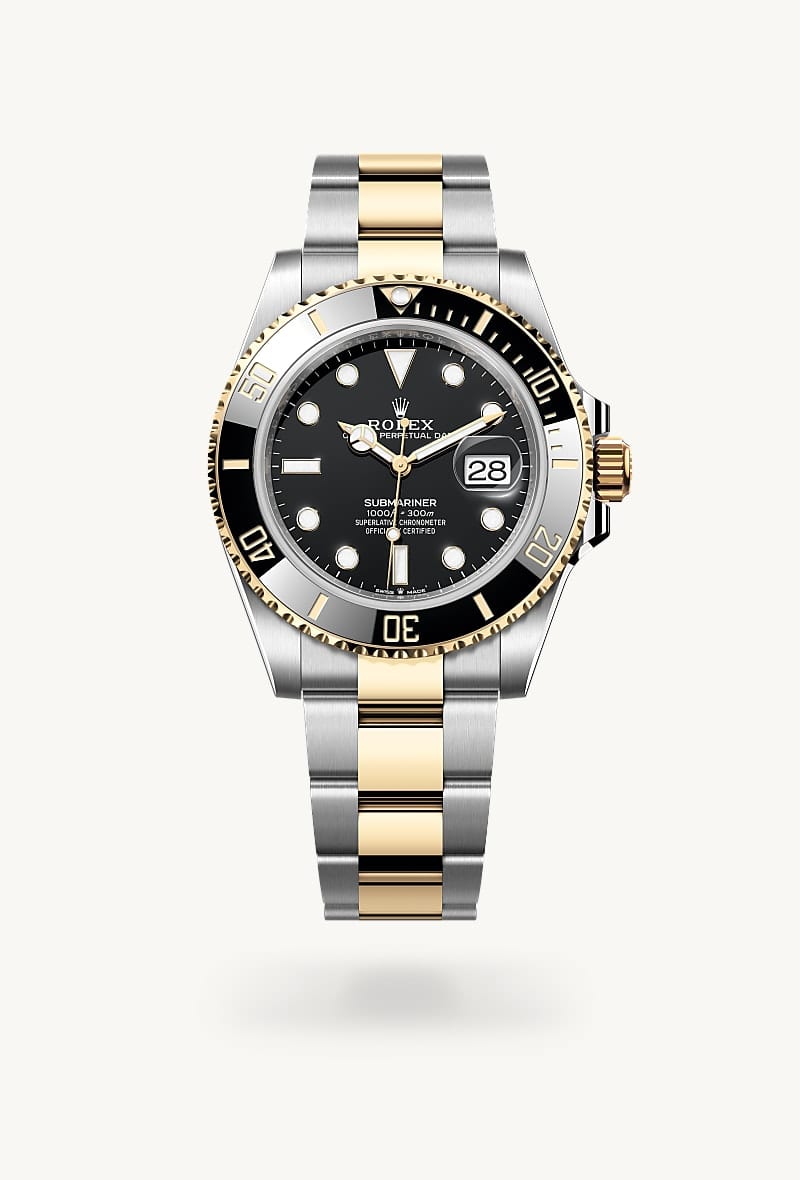 Rolex Submariner de Yellow Rolesor - combination of Oystersteel and yellow gold, M126613LN-0002 - Jael Joyería