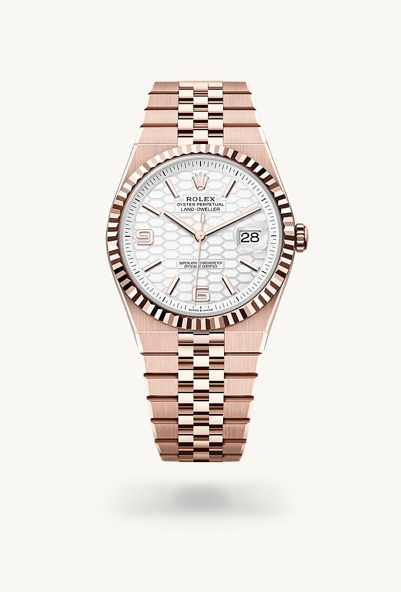 Rolex Land-Dweller de 18 ct Everose gold, M127335-0001 - Jael Joyería