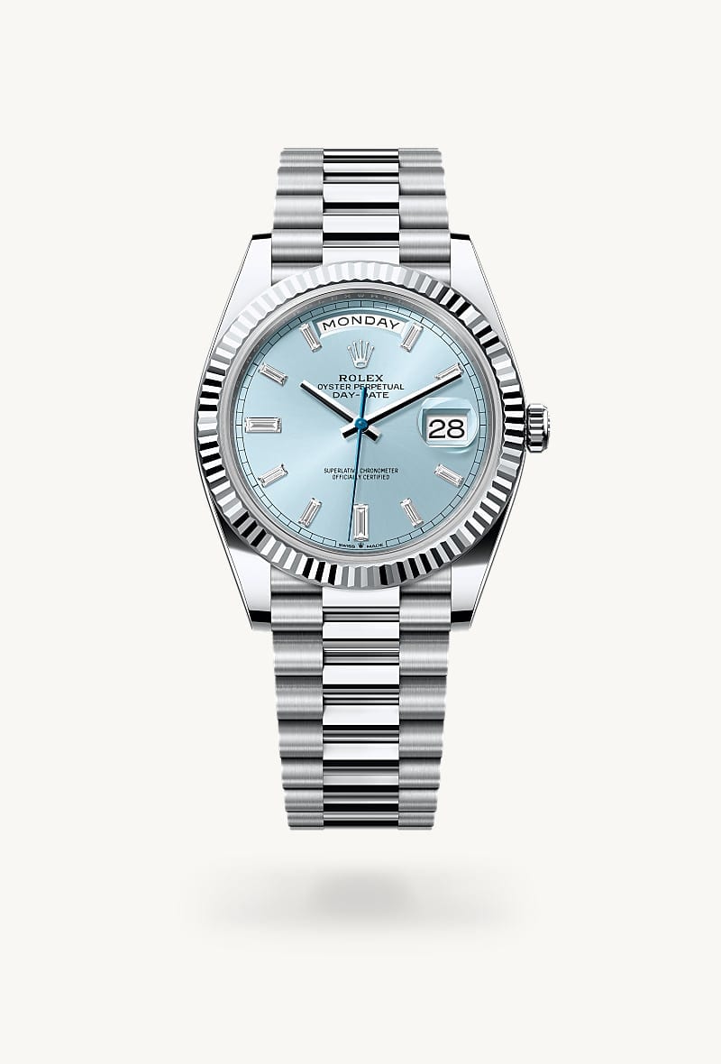 Rolex Day-Date de Platinum, M228236-0006 - Jael Joyería
