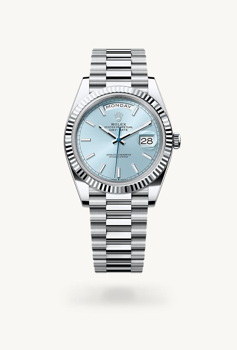 Rolex Day-Date de Platinum, M228236-0018 - Jael Joyería