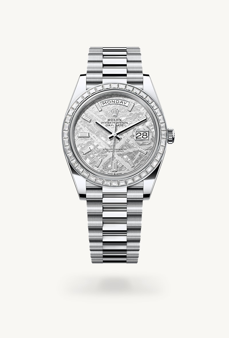 Rolex Day-Date de Platinum, M228396TBR-0027 - Jael Joyería