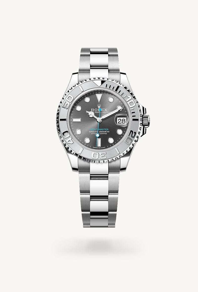Rolex Yacht-Master de Rolesium - combination of Oystersteel and platinum, M268622-0002 - Jael Joyería