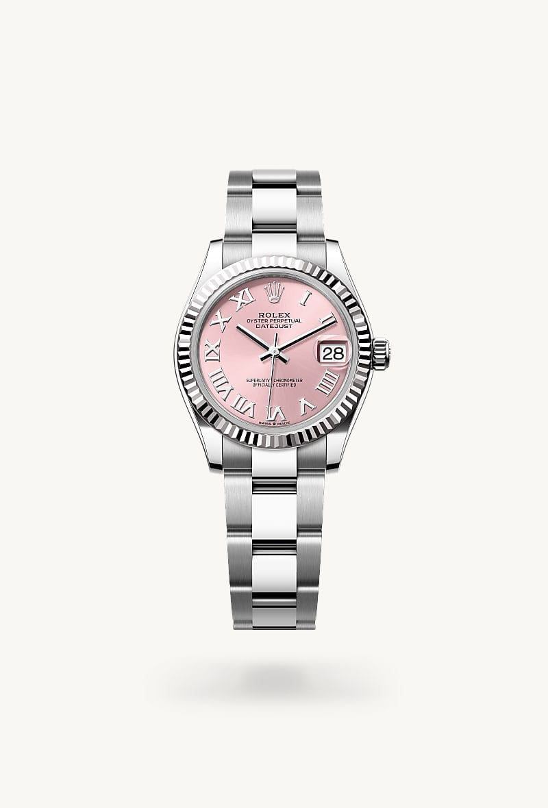 Rolex Datejust de White Rolesor - combination of Oystersteel and white gold, M278274-0019 - Jael Joyería