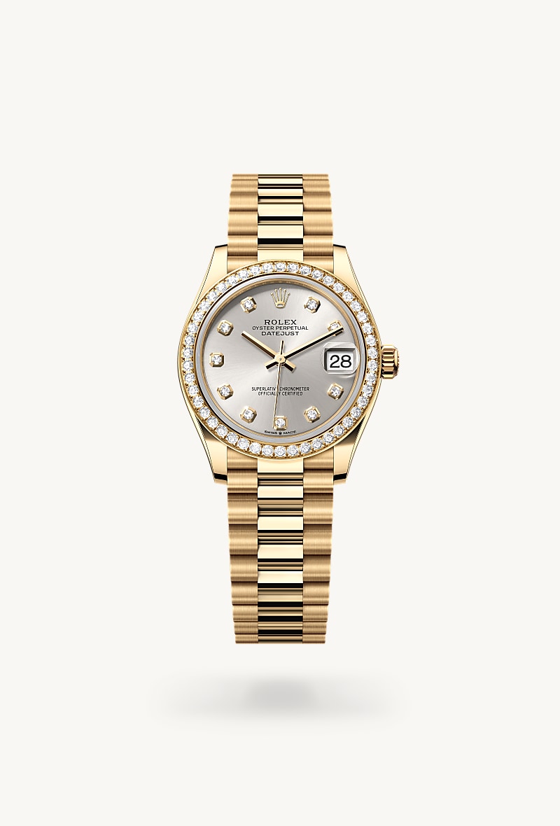 Rolex Datejust de 18 ct yellow gold, M278288RBR-0028 - Jael Joyería