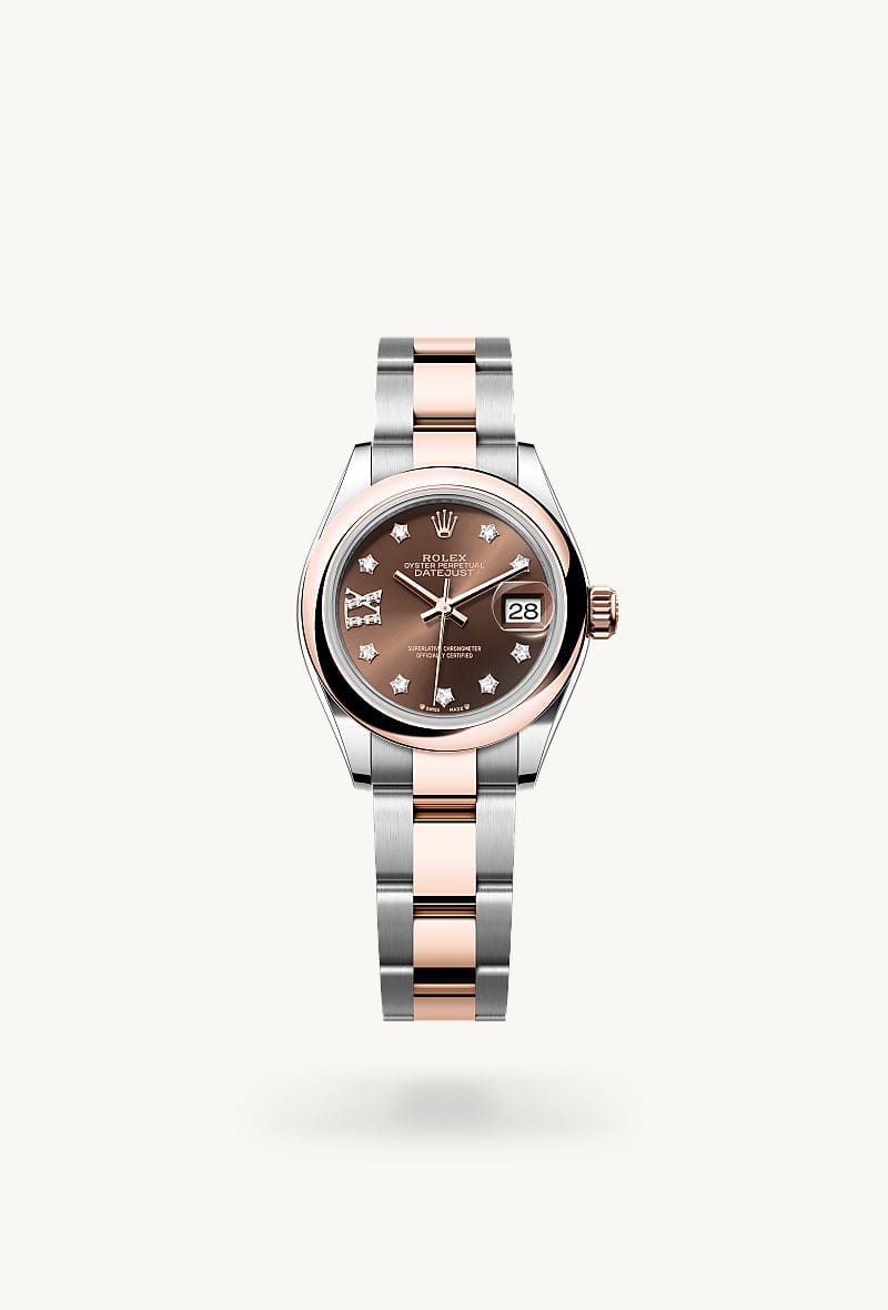 Rolex Lady-Datejust de Everose Rolesor - combination of Oystersteel and Everose gold, M279161-0004 - Jael Joyería