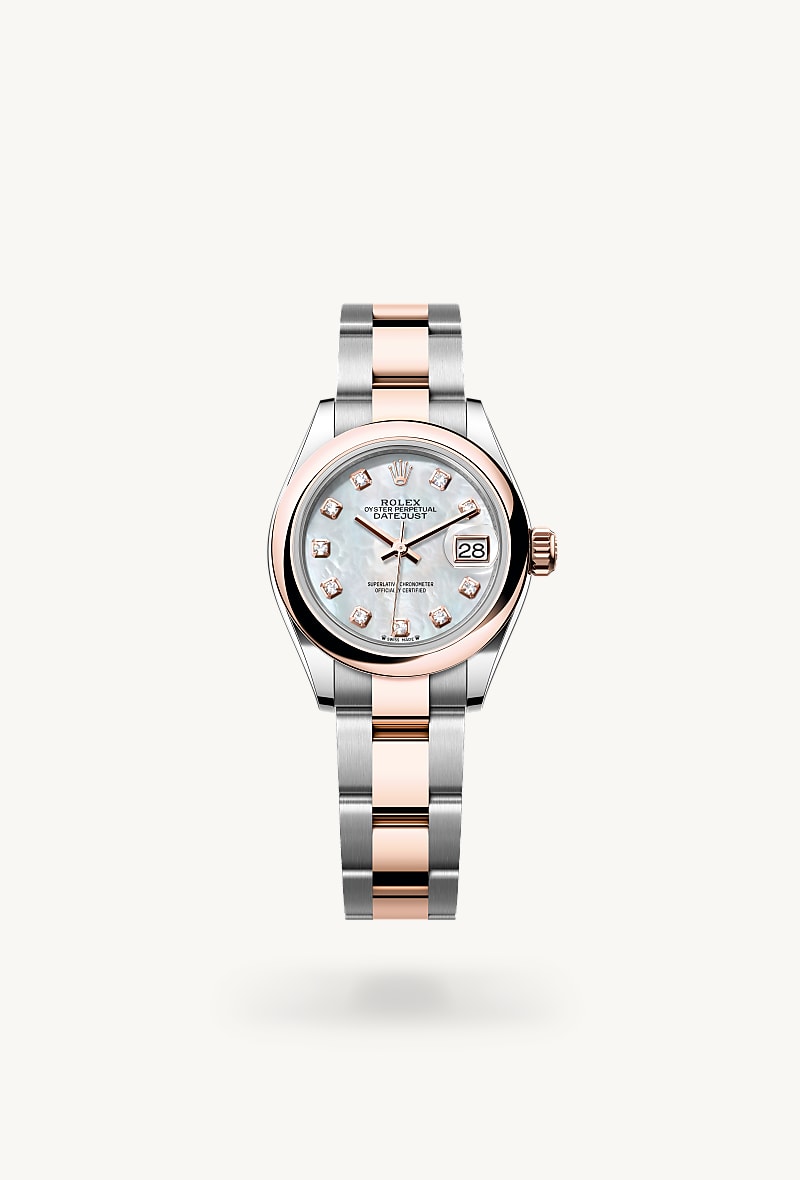Rolex Lady-Datejust de Everose Rolesor - combination of Oystersteel and Everose gold, M279161-0014 - Jael Joyería