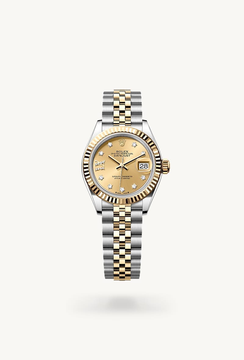 Rolex Lady-Datejust de Yellow Rolesor - combination of Oystersteel and yellow gold, M279173-0021 - Jael Joyería
