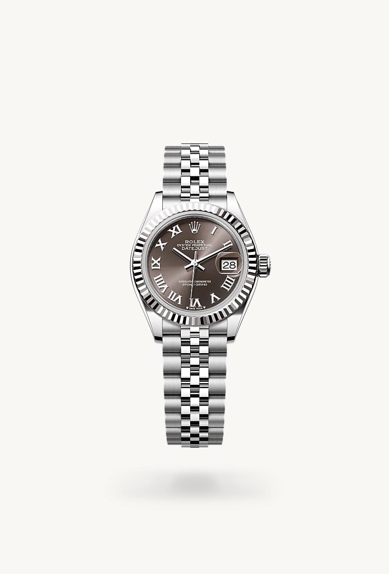 Rolex Lady-Datejust de White Rolesor - combination of Oystersteel and white gold, M279174-0013 - Jael Joyería