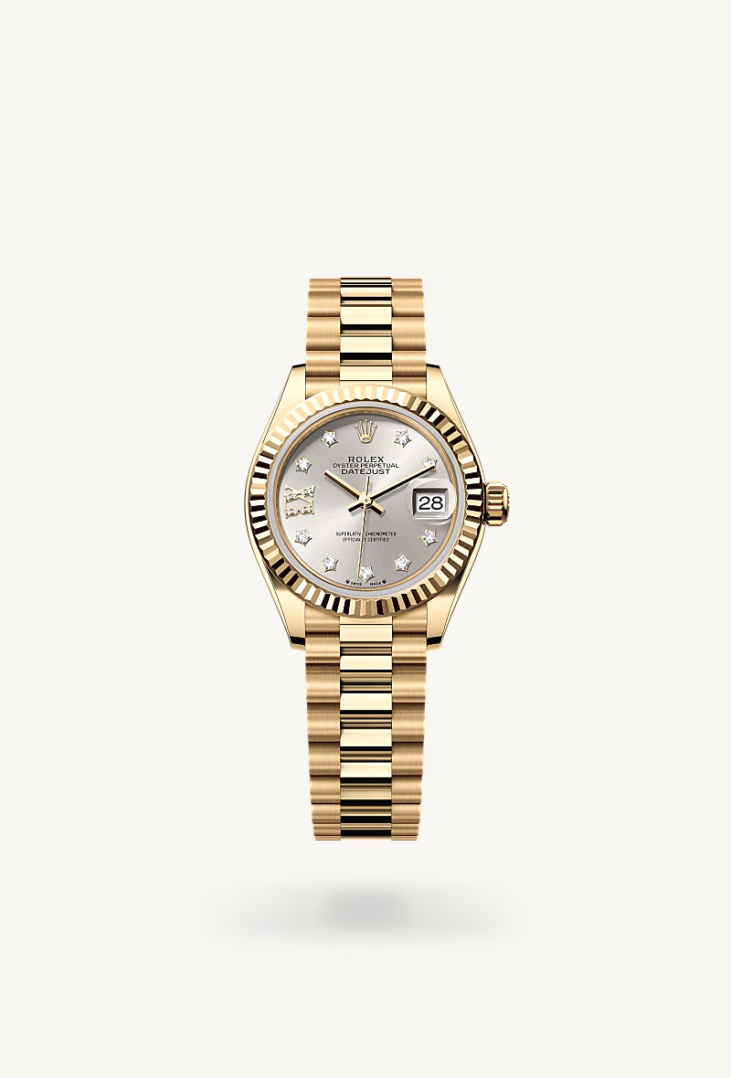 Rolex Lady-Datejust de 18 ct yellow gold, M279178-0002 - Jael Joyería