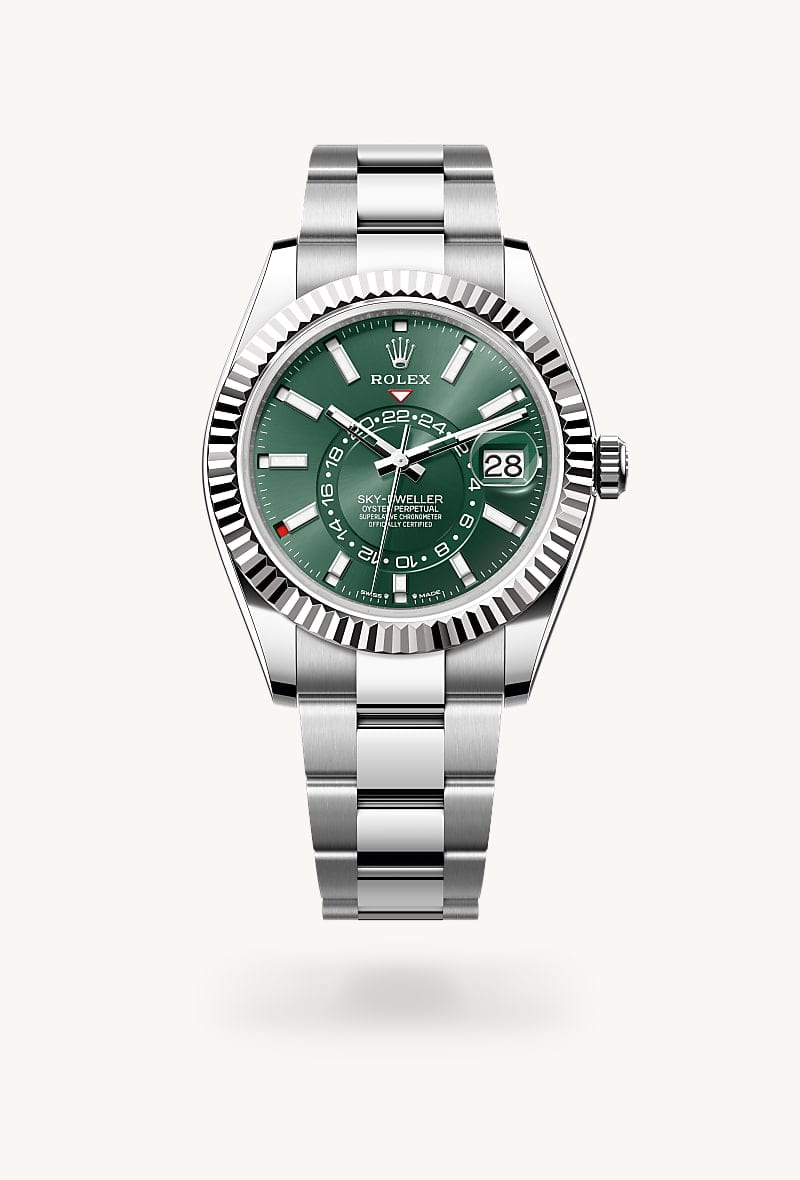 Rolex Sky-Dweller de White Rolesor - combination of Oystersteel and white gold, M336934-0001 - Jael Joyería