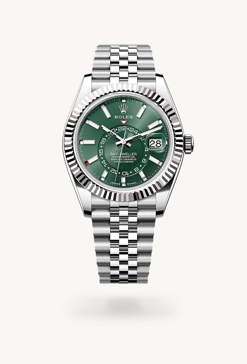 Rolex Sky-Dweller de White Rolesor - combination of Oystersteel and white gold, M336934-0002 - Jael Joyería