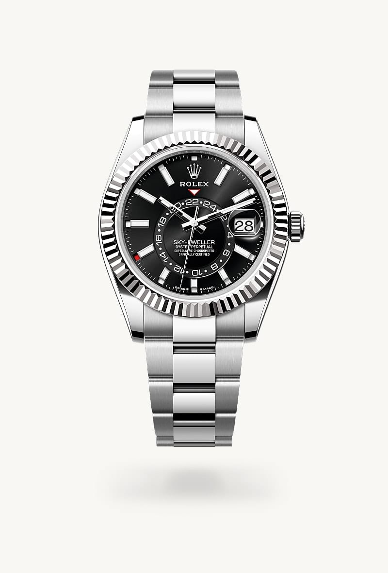 Rolex Sky-Dweller de White Rolesor - combination of Oystersteel and white gold, M336934-0007 - Jael Joyería