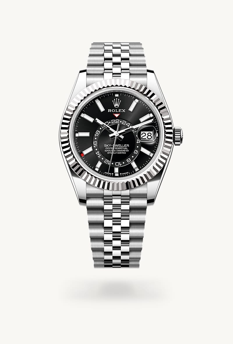 Rolex Sky-Dweller de White Rolesor - combination of Oystersteel and white gold, M336934-0008 - Jael Joyería