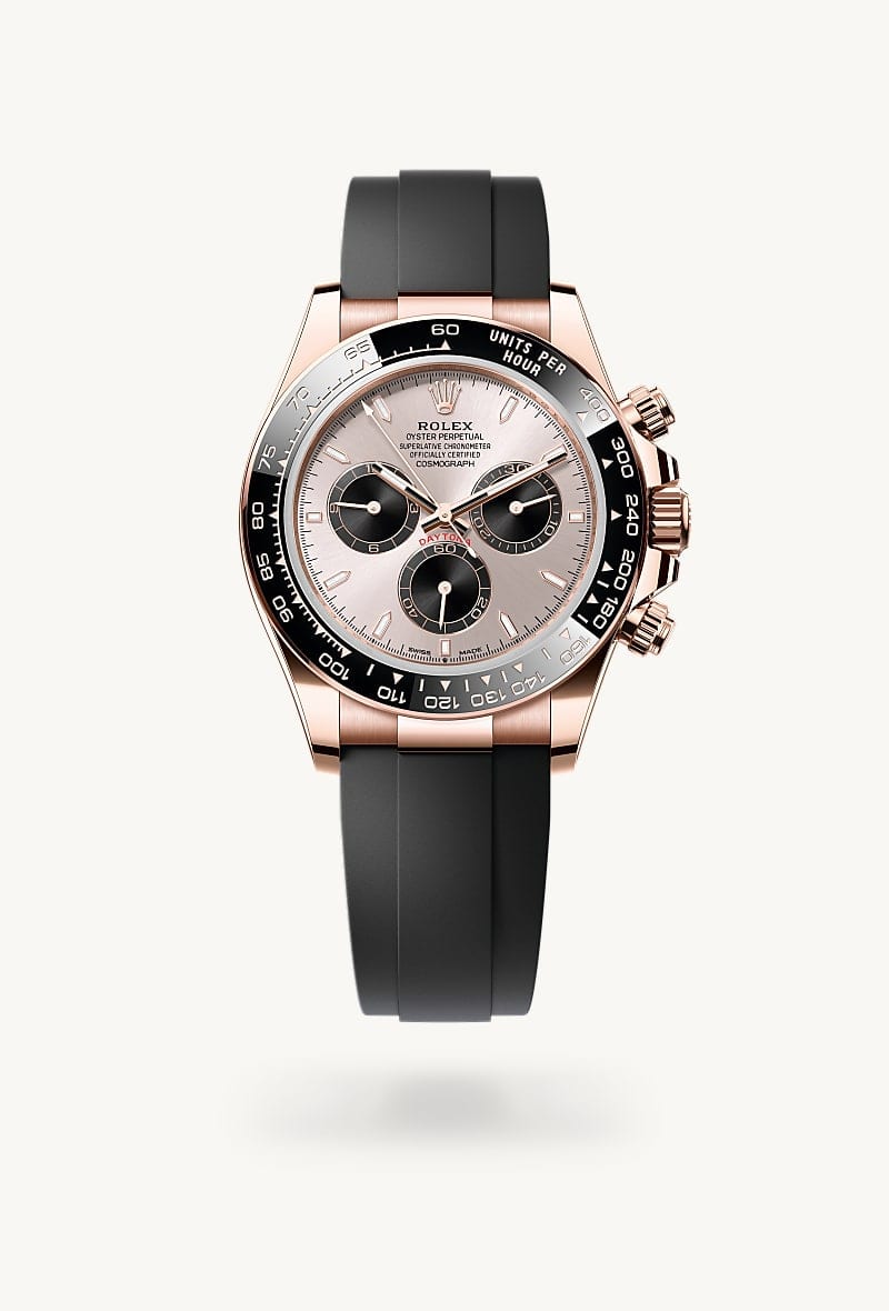 rolex Cosmograph Daytona de Oro Everose de 18 quilates, M126515LN-0006 - Jael Joyería