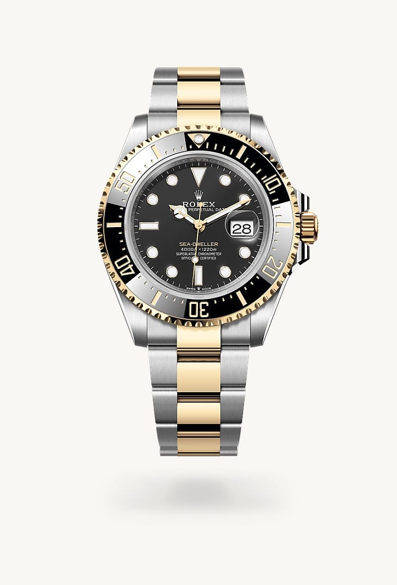 rolex Sea-Dweller de Rolesor amarillo —combinación de acero Oystersteel y oro amarillo, M126603-0001 - Jael Joyería