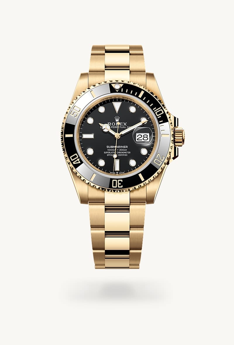 rolex Submariner de oro amarillo de 18 quilates, M126618LN-0002 - Jael Joyería