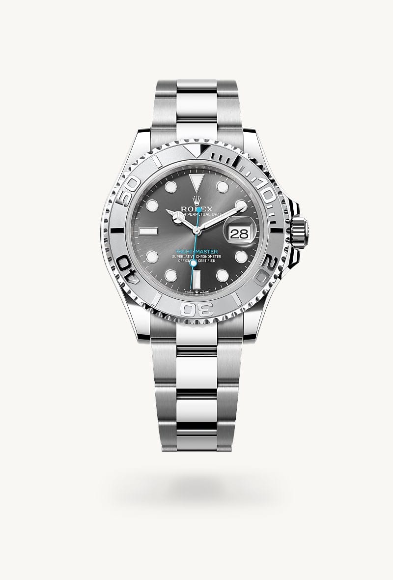 rolex Yacht-Master de Rolesium —combinación de acero Oystersteel y platino, M126622-0001 - Jael Joyería
