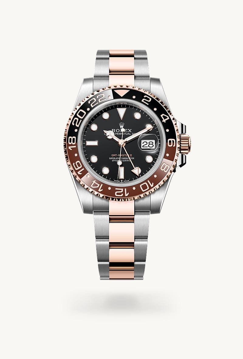 rolex GMT-Master II de Rolesor Everose —combinación de acero Oystersteel y oro Everose, M126711CHNR-0002 - Jael Joyería