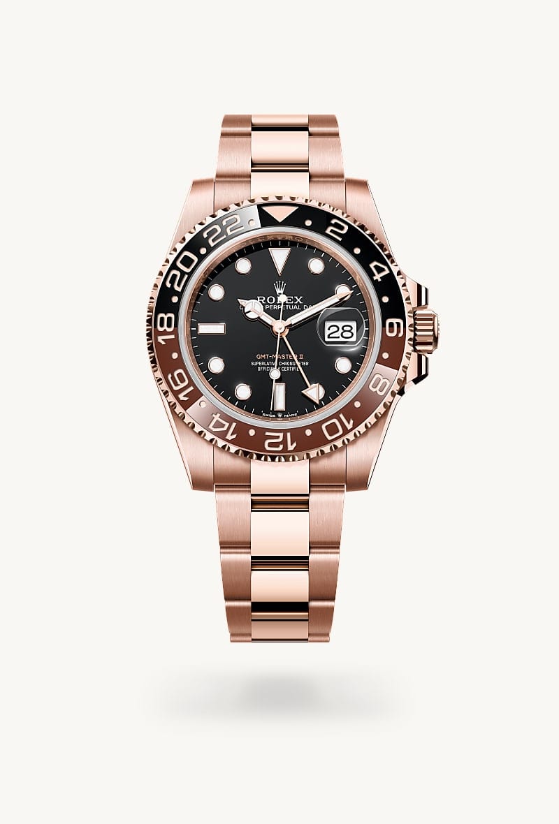 rolex GMT-Master II de Oro Everose de 18 quilates, M126715CHNR-0001 - Jael Joyería