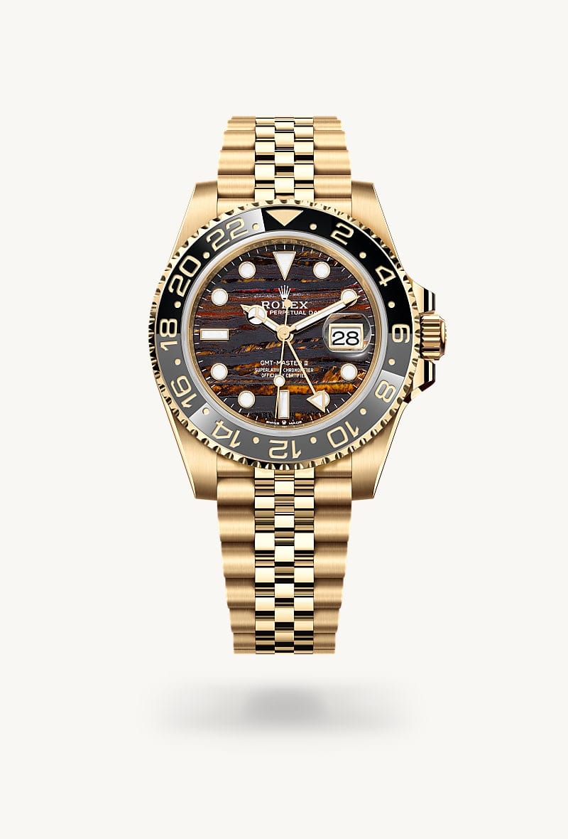 rolex GMT-Master II de oro amarillo de 18 quilates, M126718GRNR-0002 - Jael Joyería