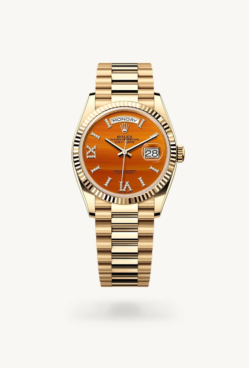 rolex Day-Date de oro amarillo de 18 quilates, M128238-0088 - Jael Joyería