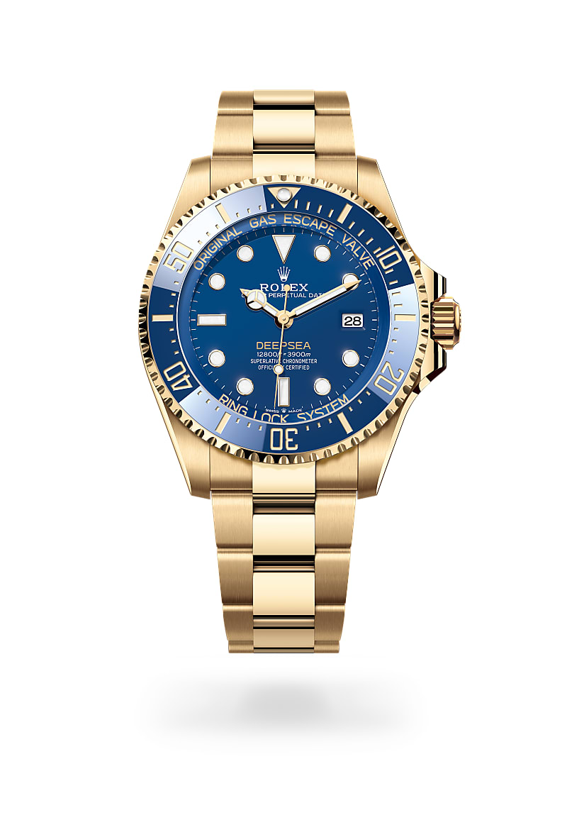 rolex Deepsea de oro amarillo de 18 quilates, M136668LB-0001 - Jael Joyería