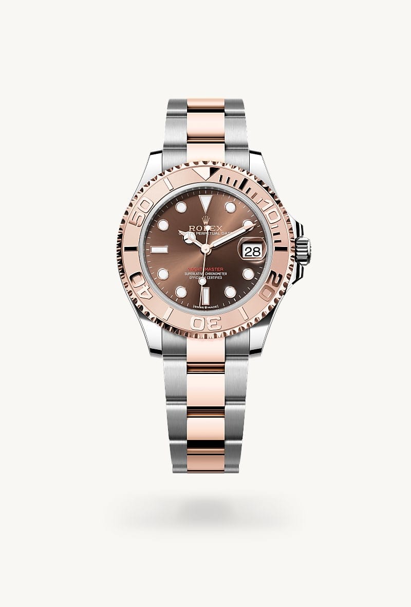 rolex Yacht-Master de Rolesor Everose —combinación de acero Oystersteel y oro Everose, M268621-0003 - Jael Joyería