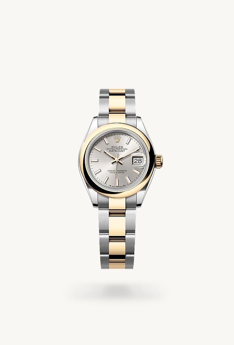 rolex Lady-Datejust de Rolesor amarillo —combinación de acero Oystersteel y oro amarillo, M279163-0020 - Jael Joyería