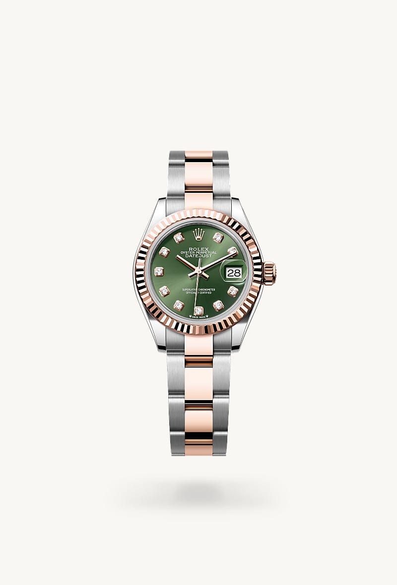 rolex Lady-Datejust de Rolesor Everose —combinación de acero Oystersteel y oro Everose, M279171-0008 - Jael Joyería