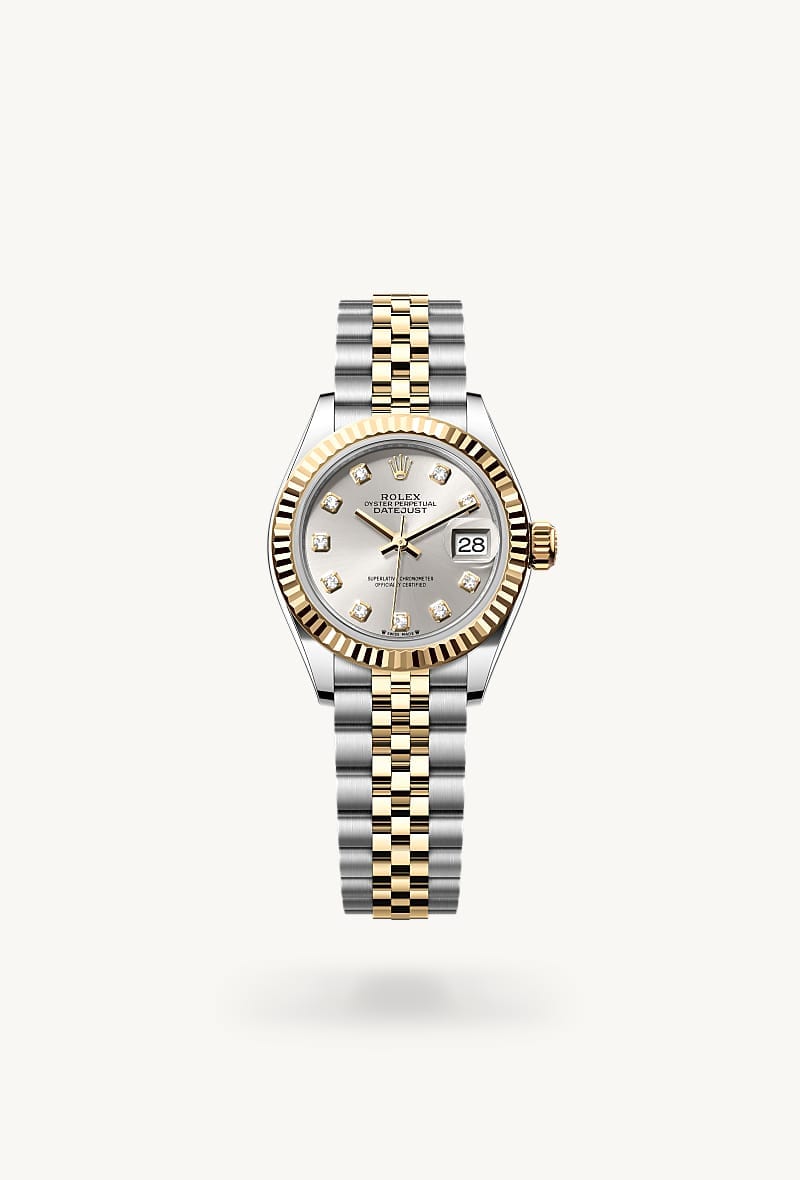 rolex Lady-Datejust de Rolesor amarillo —combinación de acero Oystersteel y oro amarillo, M279173-0007 - Jael Joyería