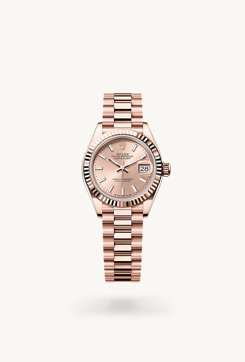 rolex Lady-Datejust de Oro Everose de 18 quilates, M279175-0025 - Jael Joyería