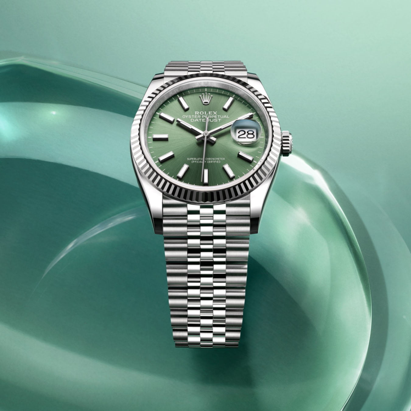 Rolex Oyster perpetual green