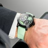 SPEAKE-MARIN WATCH OPENWORKED DUAL TIME MINT 38 MM