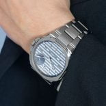 SPEAKE-MARIN WATCH RIPPLES BLUE JEANS 40.3 MM