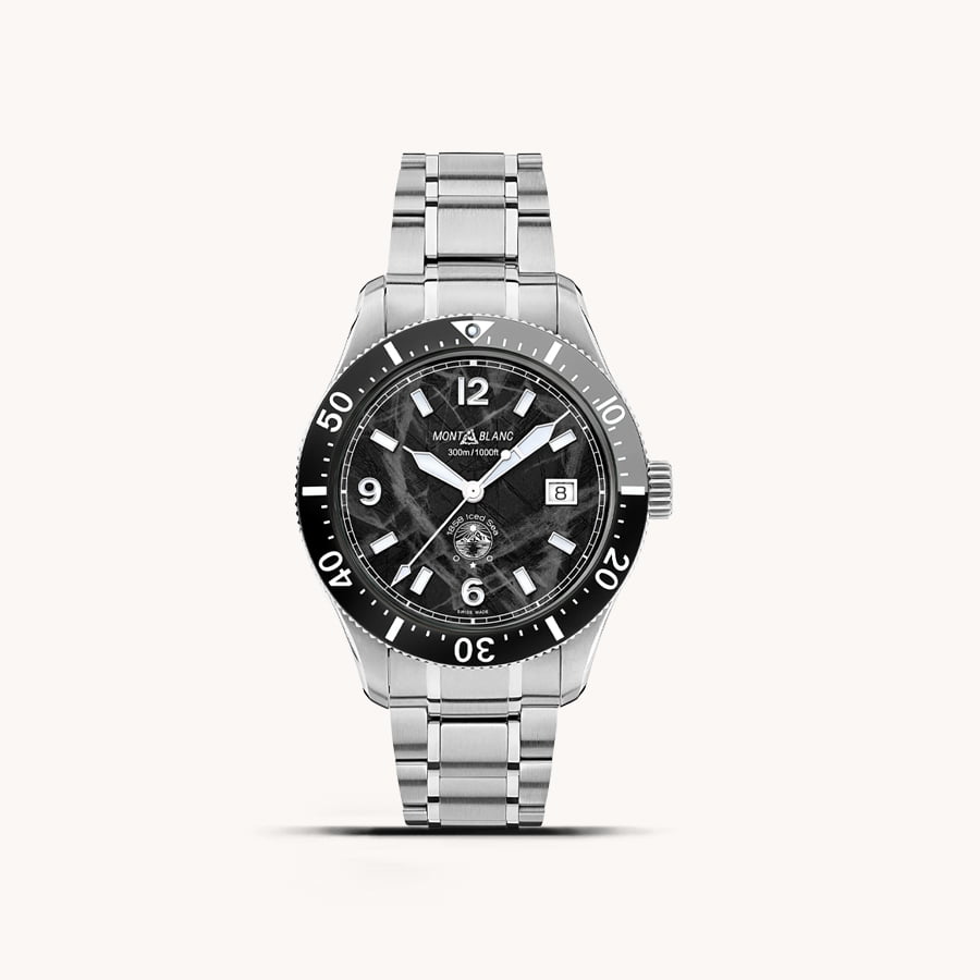 MONTBLANC WATCH 1858 ICED SEA AUTOMATIC DATE 41 MM
