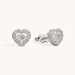 RECARLO ANNIVERSARY LOVE WHITE GOLD EARRINGS