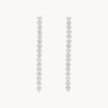 RECARLO ANNIVERSARY LOVE EARRINGS WHITE GOLD