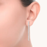 RECARLO ANNIVERSARY LOVE EARRINGS WHITE GOLD