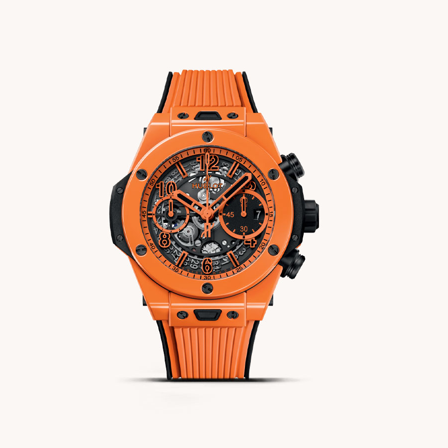 HUBLOT BIG BANG ORANGE CERAMIC 42MM WATCH