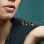 PENDANT GIGI CLOZEAU DIAMOND CROSS ROSE GOLD