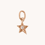 PENDANT GIGI CLOZEAU STAR WITH DIAMONDS ROSE GOLD